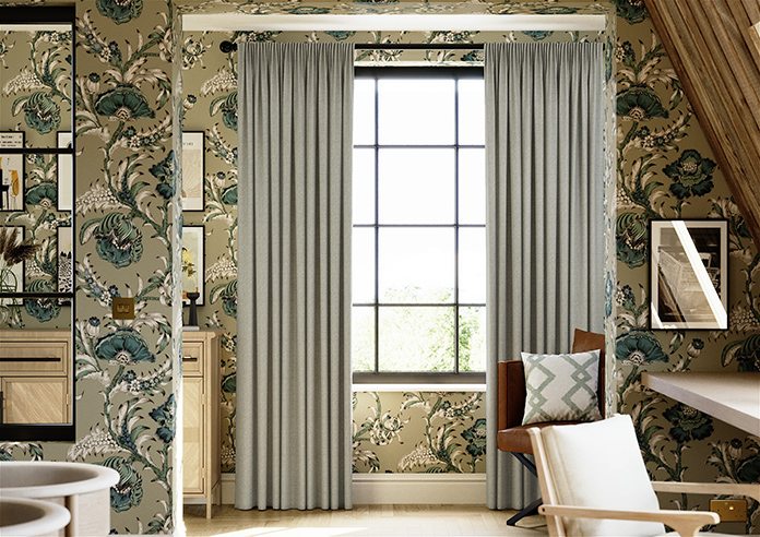 Soft Chevron, Brown - Made to Measure Curtains - Image 3